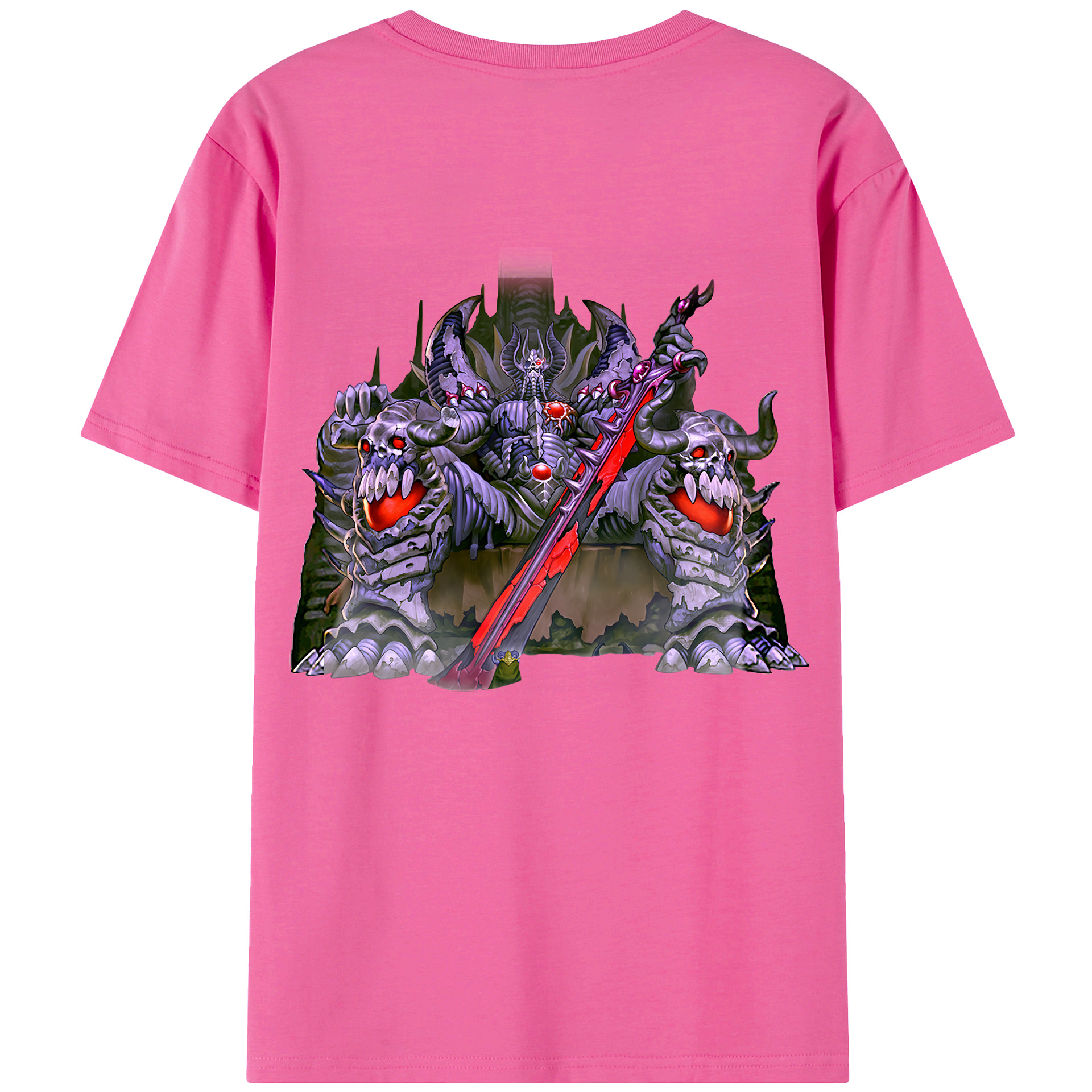 （画像用） 遊☆戯☆王 Yu-Gi-Oh! レディース半袖Tシャツ(バックプリント)